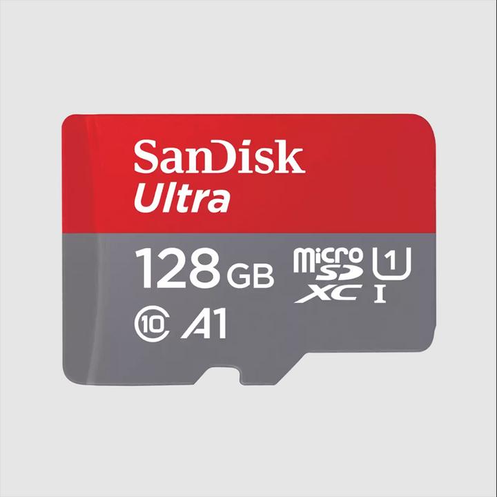 Actual product image SanDisk Ultra mit Adapter (128 GB, microSDXC, U1, UHS-I)