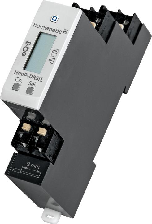 Actual product image Homematic IP Switch actuator for top-hat rail mounting - 1-fold (Switch actuator)