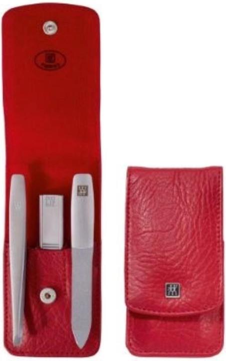 Actual product image Zwilling Twinox push-button case 3 pieces, red