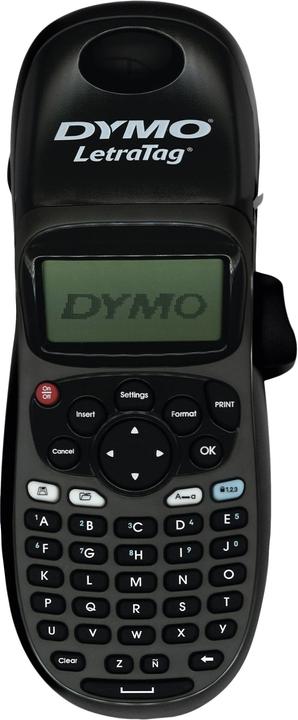 Dymo LetraTag LT-100H BLACK clavier ABC de poche (180 dpi)