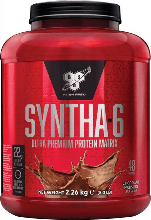 Immagine prodotto BSN Syntha 6, barattolo da 2260 g (Cheesecake alla vaniglia, Crema alla fragola, 1 pz., 2270 g)