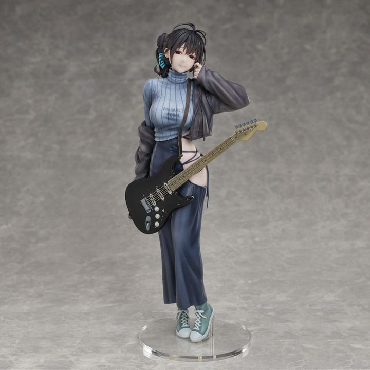 Actual product image Sentinel Juroku Illustration statuette PVC Guitar Meimei Backless Dress 26 cm