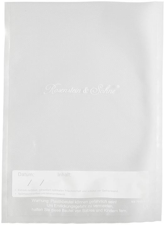 Produktbild Rosenstein & Söhne 50 Profi-Folienbeutel für Balken-Vakuumierer (50 x)