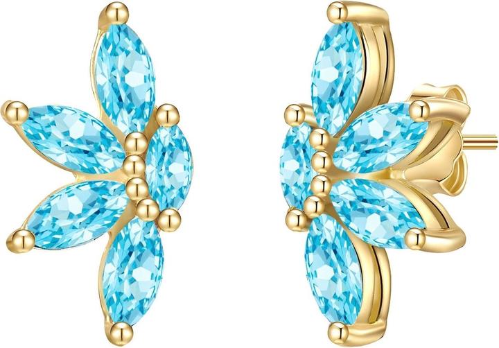 Glanzstücke München Damen Sterling Silber Zirkonia gelbgold - 28429 (Sterling Silber)