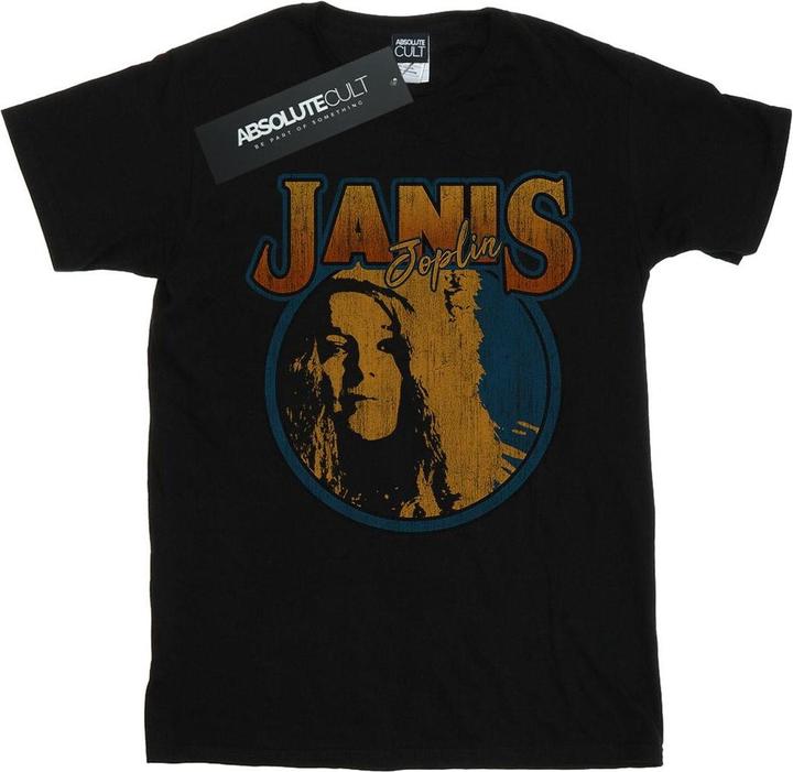 Produktbild Janis Joplin Distressed Circle TShirt (XL)