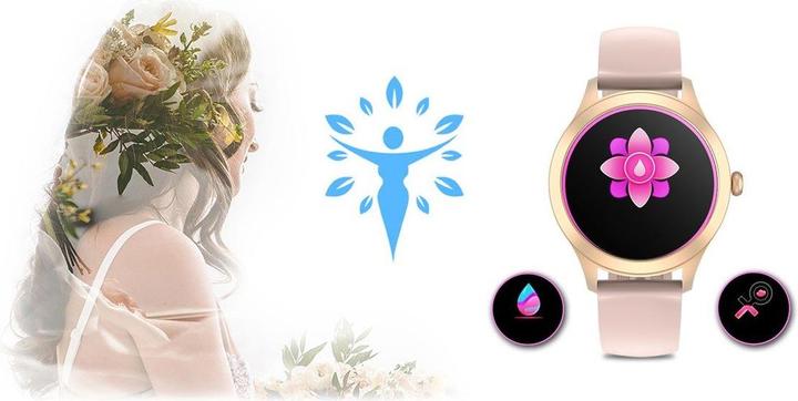 Produktbild Gino Rossi Damen-SMARTWATCH G.Rossi SW014G-3 Roségold, Silikonarmband