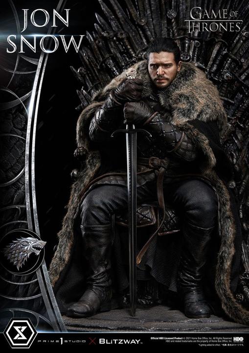 Actual product image Prime 1 Studio Game of Thrones statuette 1/4 Jon Snow 60 cm