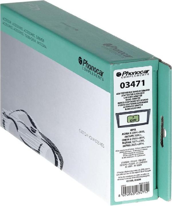 Image du produit Phonocar Cadre radio argenté