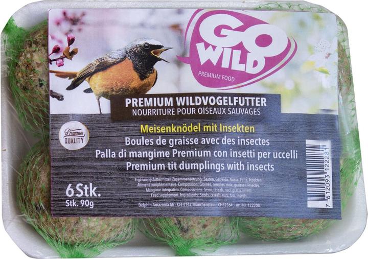 GoWild Boulettes de mésanges avec insectes (6 x, 0.09 kg)