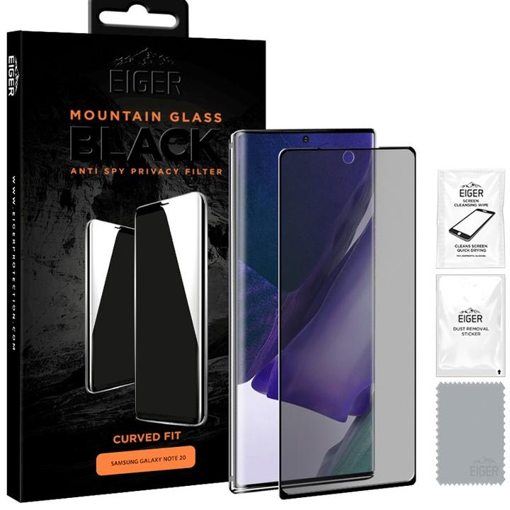 Image du produit Eiger Mountain Glass Black Edge (1 pièce(s), Samsung Galaxy Note 20)