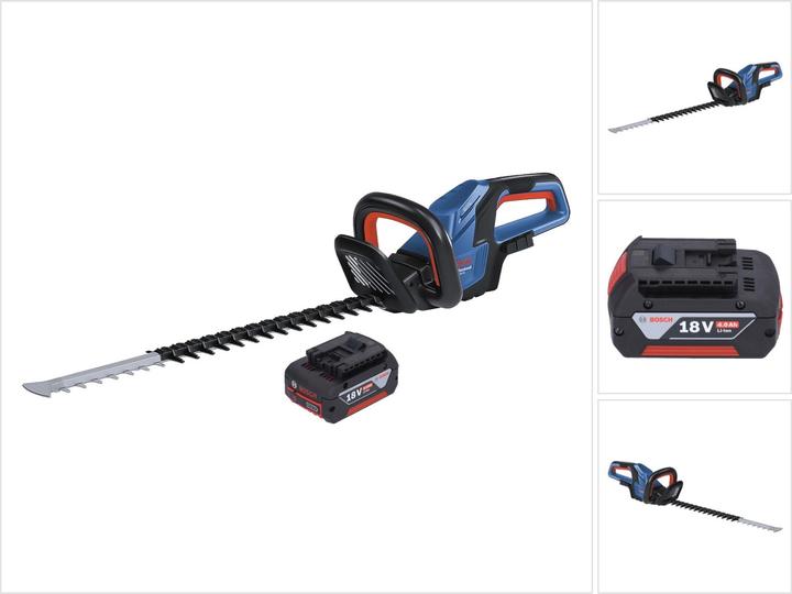 Immagine prodotto Bosch Professional Bosch GHE 18V-60 Tagliasiepi professionale a batteria 18 V 60 cm brushless + 1x batteria (Tagliasiepi a batteria)