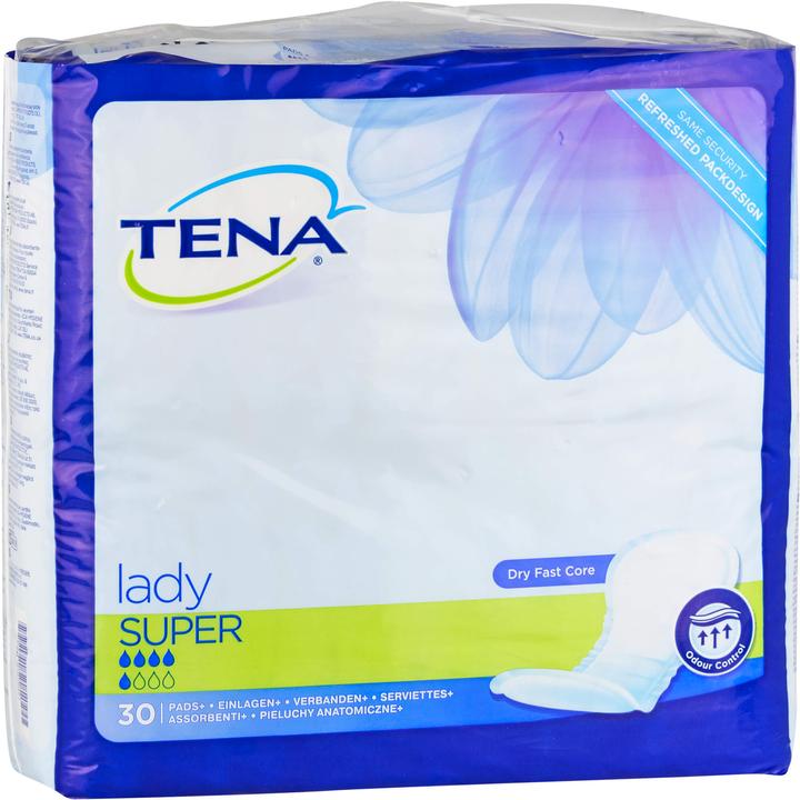 Produktbild Tena LADY Einlagen bei BlasenInkontinenz (30 x)