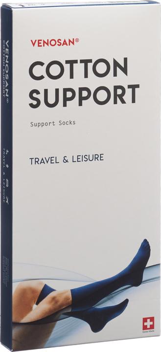 Produktbild Venosan COTTON SUPPORT Socks A-D M jeans (M)