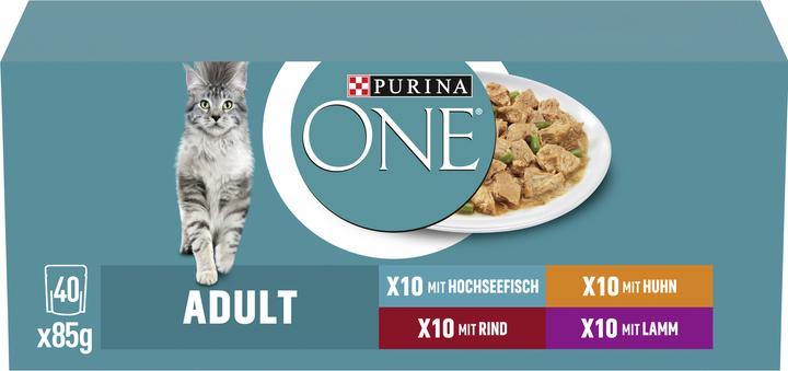 Produktbild Purina ONE Adult (Adult, 40 Stk., 3800 g)