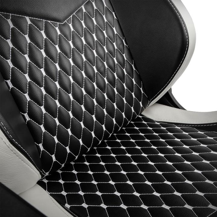 Produktbild noblechairs Gaming-Stuhl EPIC Echtleder-Gaming-Stuhl, Schwarz-Weiss-Rot