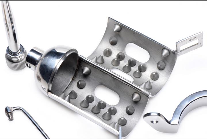 Actual product image Master Series Spiked Chamber Chastity Cage