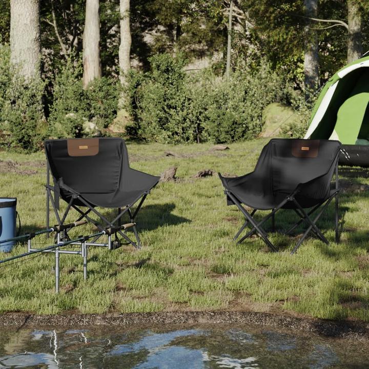 Actual product image VidaXL Camping chairs 2 pcs. with folding bag