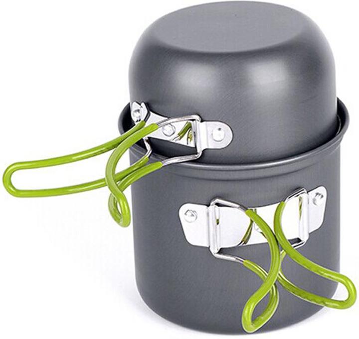 Image du produit JTI Camping / Randonnée / Plein air - Set de cuisine portable / Batterie de cuisine