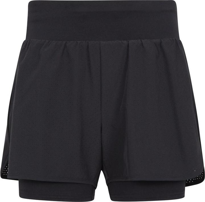 Actual product image Mountain Warehouse Womens/Ladies Double Layered Running Shorts (34 D)