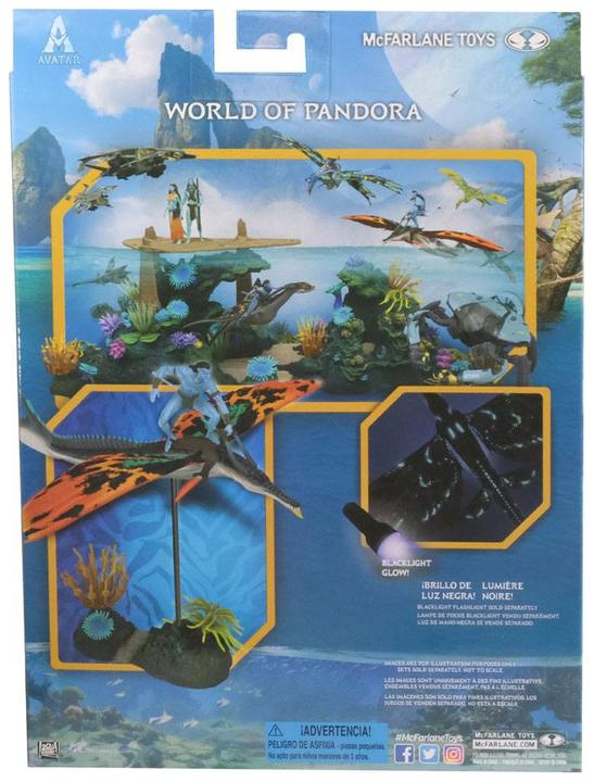 Produktbild McFarlane Avatar: The Way of Water Deluxe Large Actionfiguren Jake Sully & Skimwing