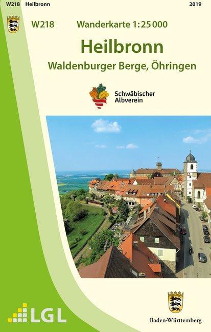Produktbild Topographische Wanderkarte Baden-Württemberg Heilbronn