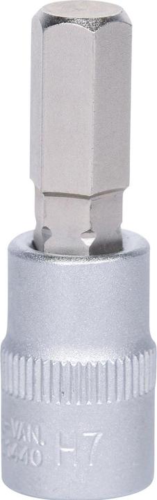 Actual product image KS Tools 1/4 bit socket hexagon socket. 7mm 911.1440 (7 mm)