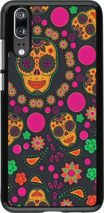 Actual product image PhoneLook Coque Halloween 22 colourful mexican skulls (Huawei P20)