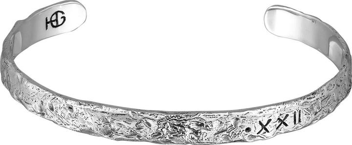 Immagine prodotto Haze & Glory Armband Armreif - Live in the moment 925 Silber (18 cm, Argento 925)