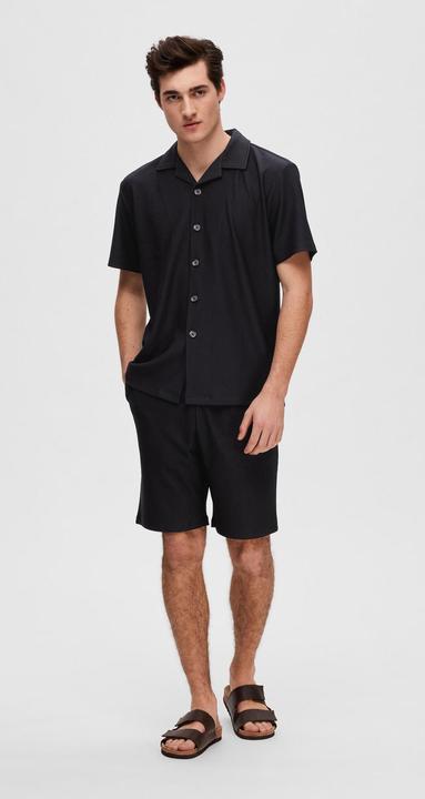 Produktbild Selected Homme Geripptes Kurzarmhemd (L)
