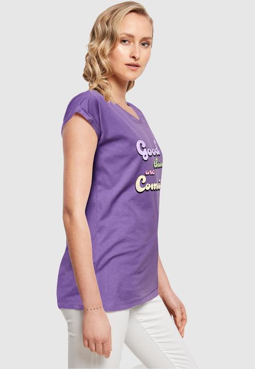 Produktbild Merchcode Ladies Good Things Extended Shoulder Tee - 112623 (M)