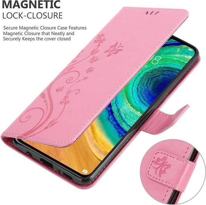 Productafbeelding Cadorabo Bloemen Boekomslag (Huawei Mate 30)