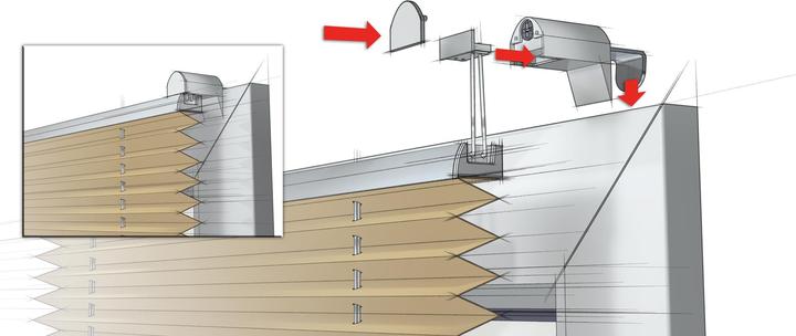 Actual product image Gardinia Thermo pleated (60 x 130 cm)