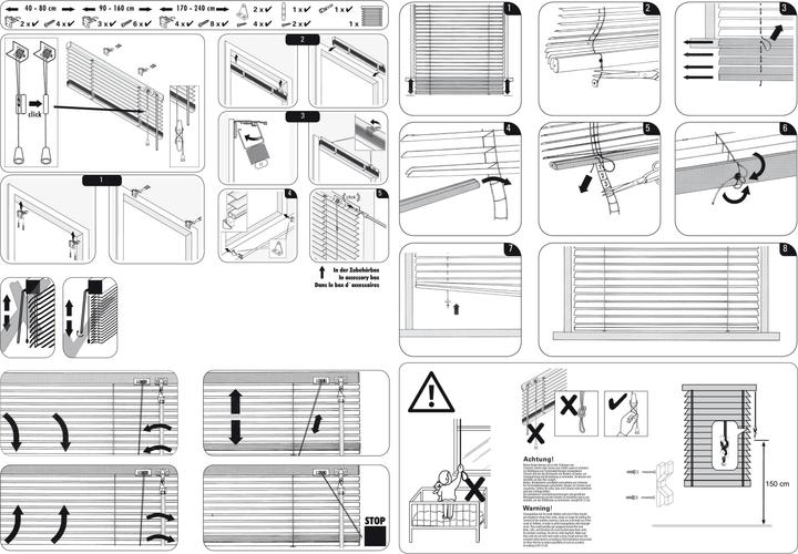 Actual product image Gardinia Aluminium blind 60x130 cm (60 x 130 cm)