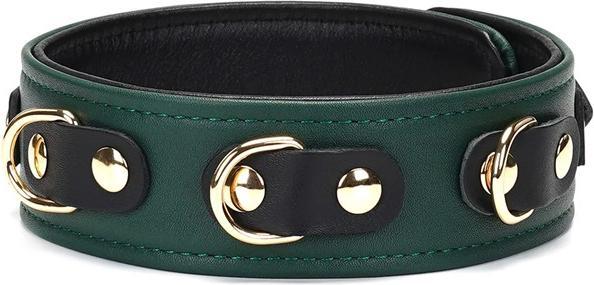 Actual product image Liebe Seele Mossy Chic - Leder Halsband mit Leine