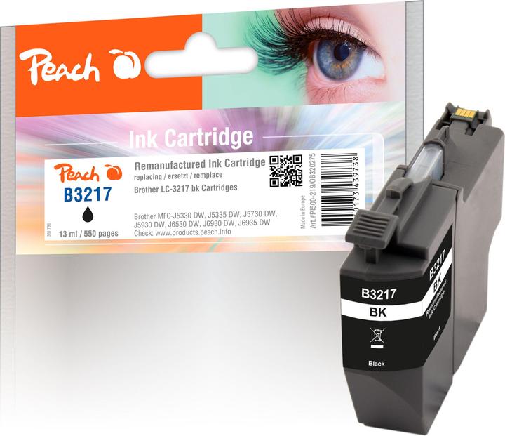 Image du produit Peach Frère de l'encre LC-3217 Noir (CF)