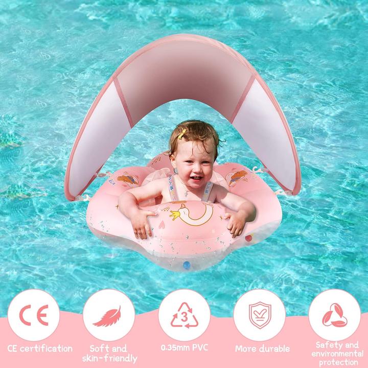 Immagine prodotto Wyriaza Ausilio per il nuoto per bambini con tettuccio parasole
