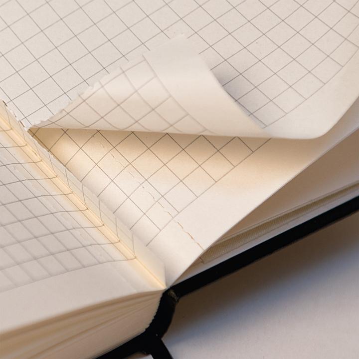 Actual product image Notebook KOMPAGNON A4 lined, black hardcover 192 pages (A4, Lined, Hardcover)