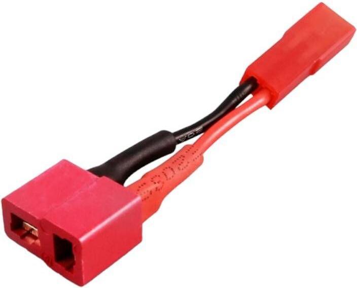 Actual product image Gens Ace JST-SYP-2P female to Deans?T?female adapter, AWG20 30mm