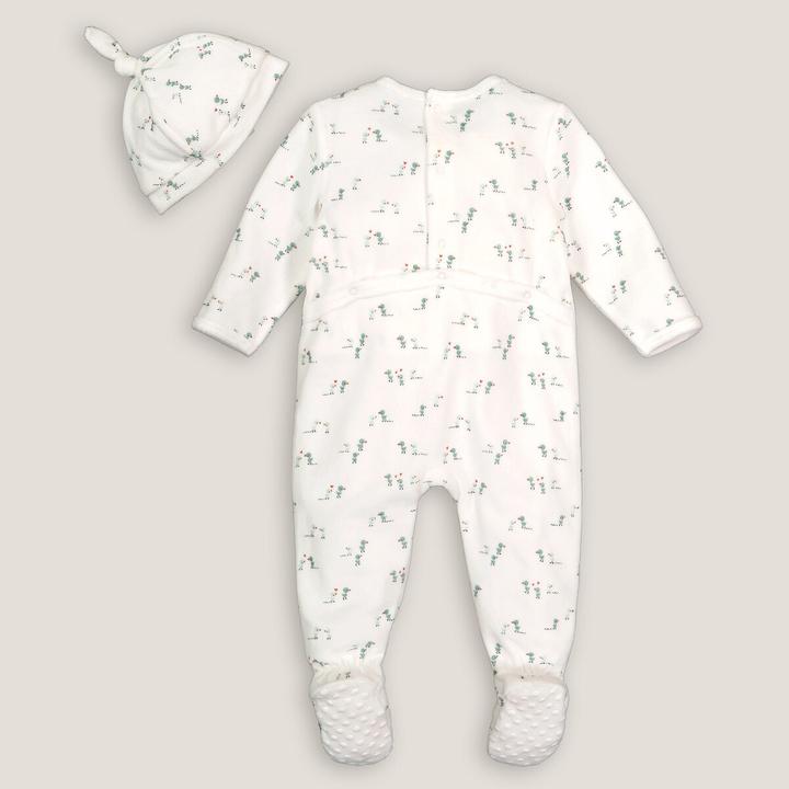Produktbild La Redoute Collections Set aus Strampler und Mütze (68)