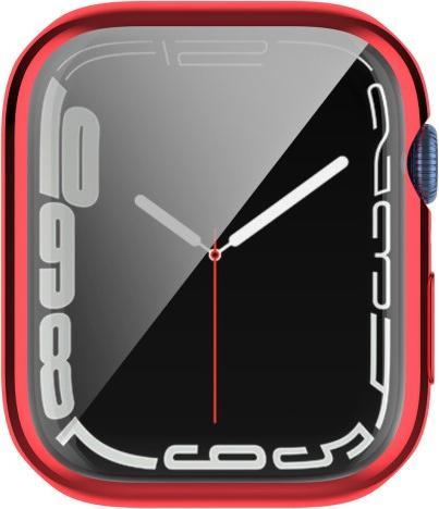 Actual product image Cover-Discount Apple Watch 41mm - Rubber Protection Case red