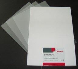 Actual product image Regulus SIGNOLIT SLZ - Double-sided coated polyester film (matt) - 95 micron - transparent -... (95 g/m², 1 x)