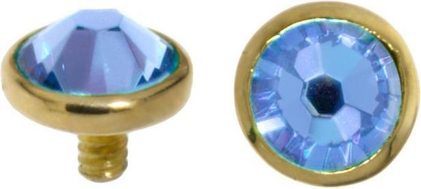 Immagine prodotto Bijouteria Chiusura Dermal-Anchor (Oro 18K, Vetro (di orologio))