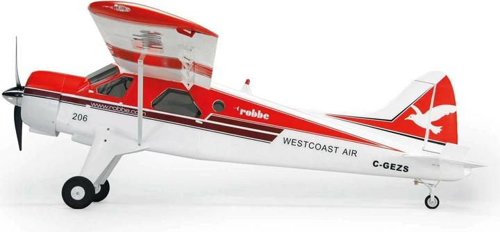 Actual product image Robbe DHC-2 Air Beaver powered aircraft, red, 1520 mm PNP (Multi motor)