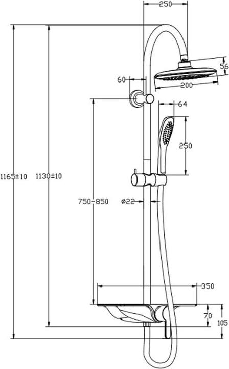 Immagine prodotto Schütte Set doccia