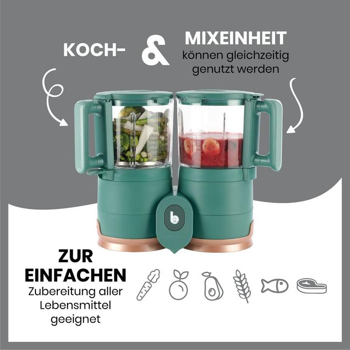 Produktbild Babymoov Babynahrungszubereiter Babynahrungszubereiter Nutribaby Glas + GRATIS