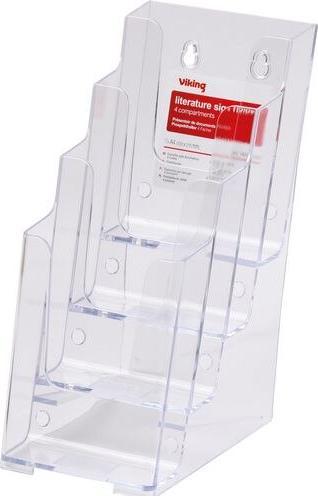 Image du produit Office Depot Présentoir à prospectus DL Transparent Plastique 108 mm x 254 mm