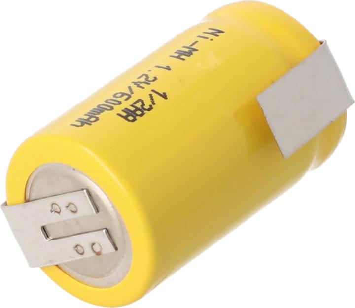 Immagine prodotto AccuCell Batteria 1/2AA con alette di saldatura a Z (1 pz., 600 mAh, Batteria + Caricabatterie)
