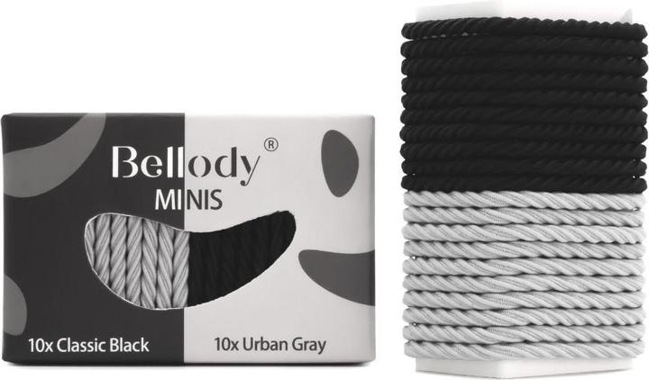 Bellody Minis Haargummis Black/Gray (Haargummi)