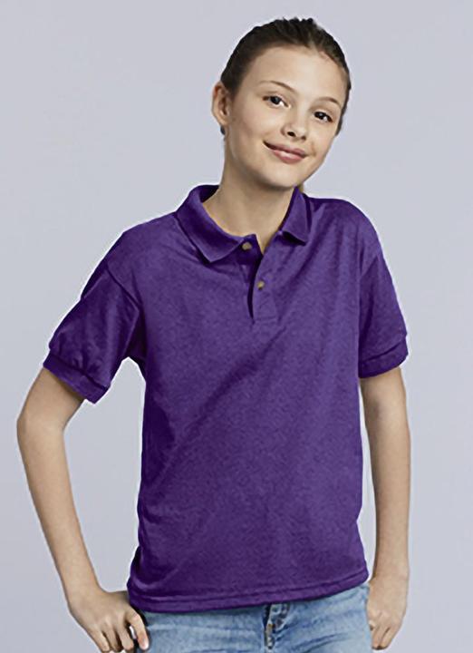 Actual product image Gildan DryBlend Childrens Unisex Jersey Polo Shirt (S)