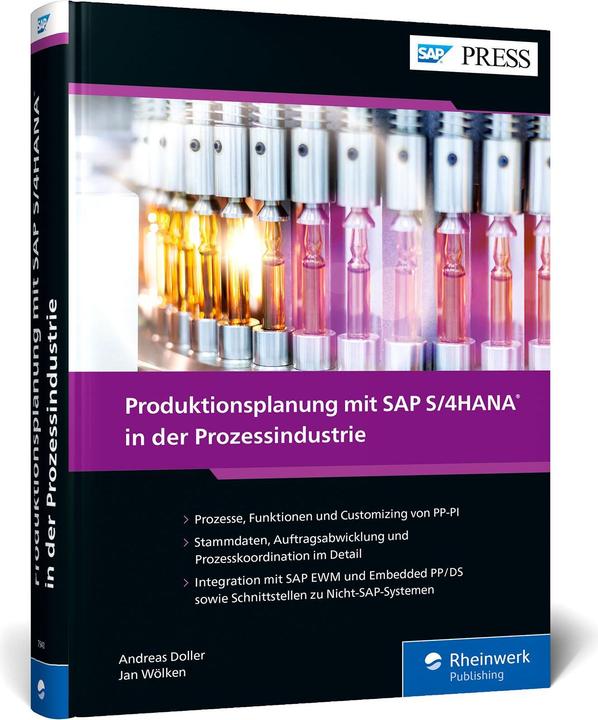 Produktbild Produktionsplanung mit SAP S/4HANA in der Prozessindustrie (Deutsch, Martin Auer, 2021)